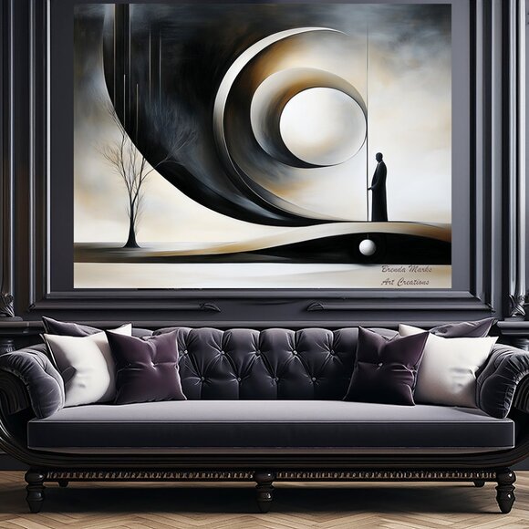 Matted Print Direct From Artist  Abstract 10 - Picture 4 of 4